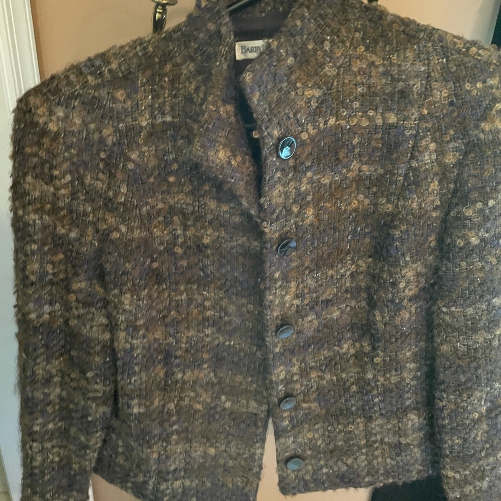 Brown plaid jacket